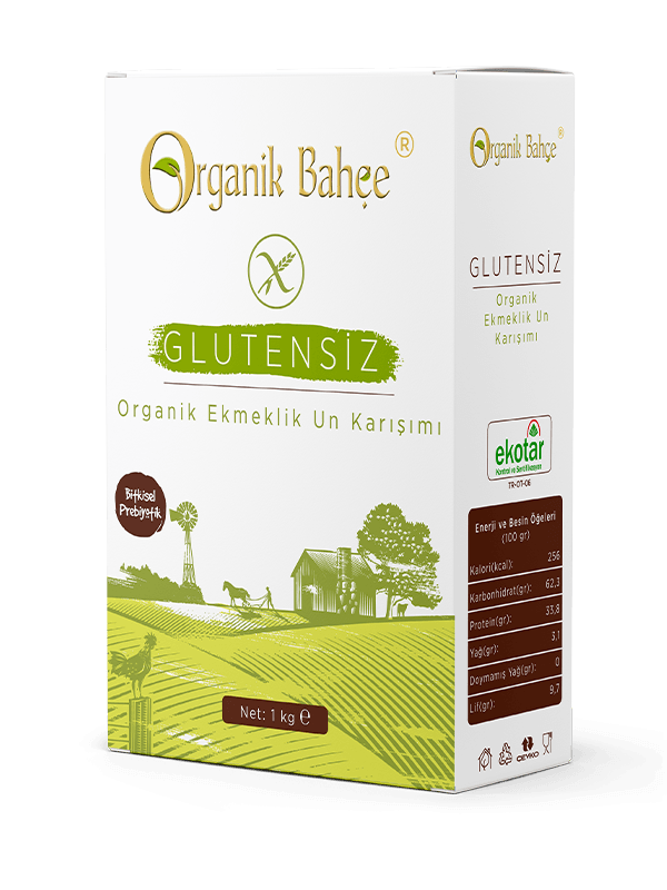 Organik Bahçe Organik Glutensiz Ekmeklik Un Karışımı 1000gr