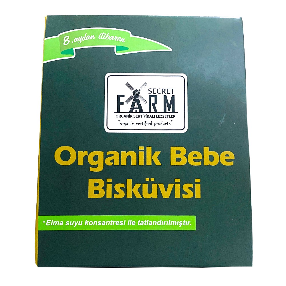 Secret Farm Organik Bebe Bisküvisi 150gr