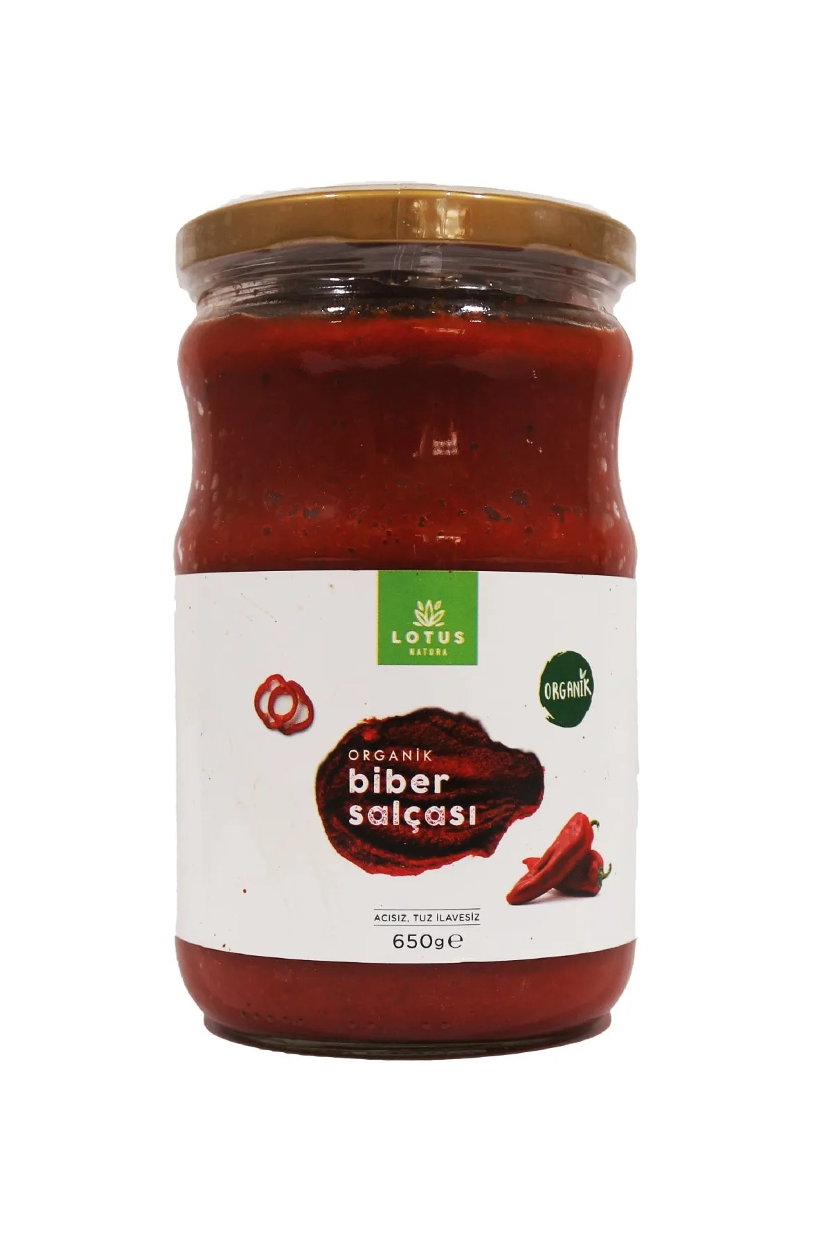 Lotus Natura Organik Biber Salçası 650gr