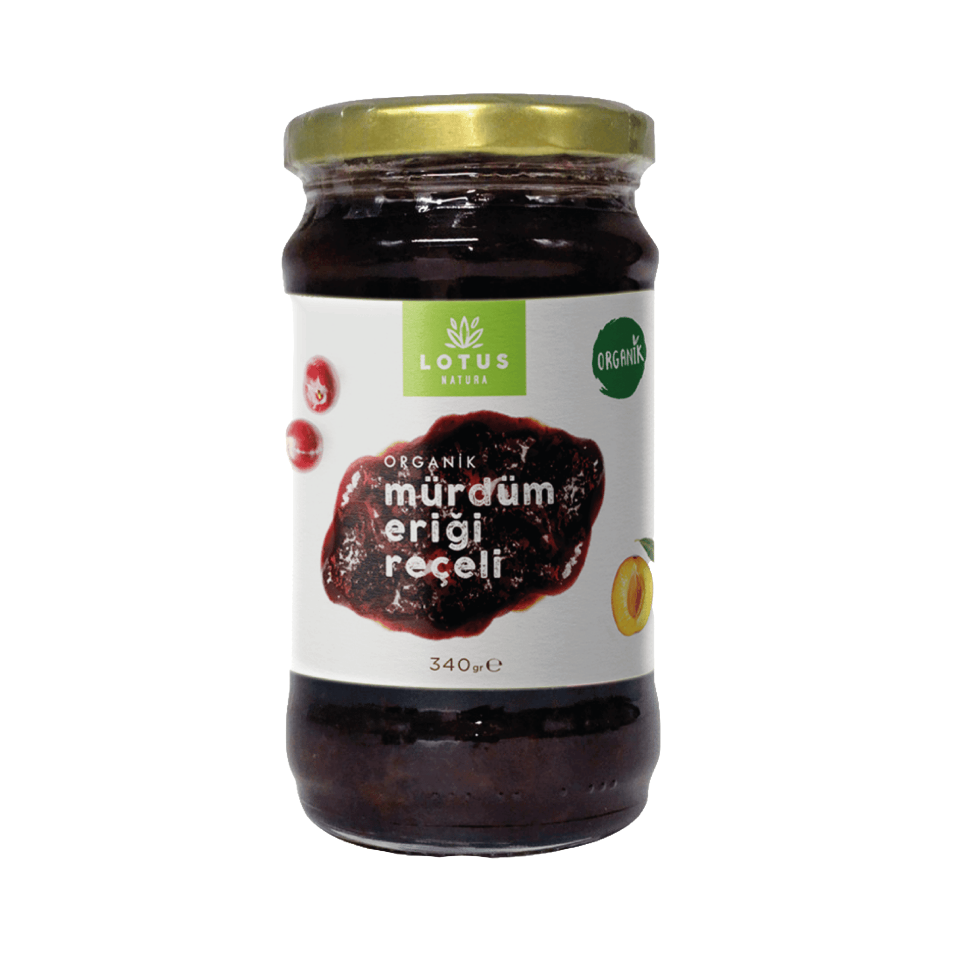 Lotus Natura Organik Mürdüm Eriği Reçeli 340gr