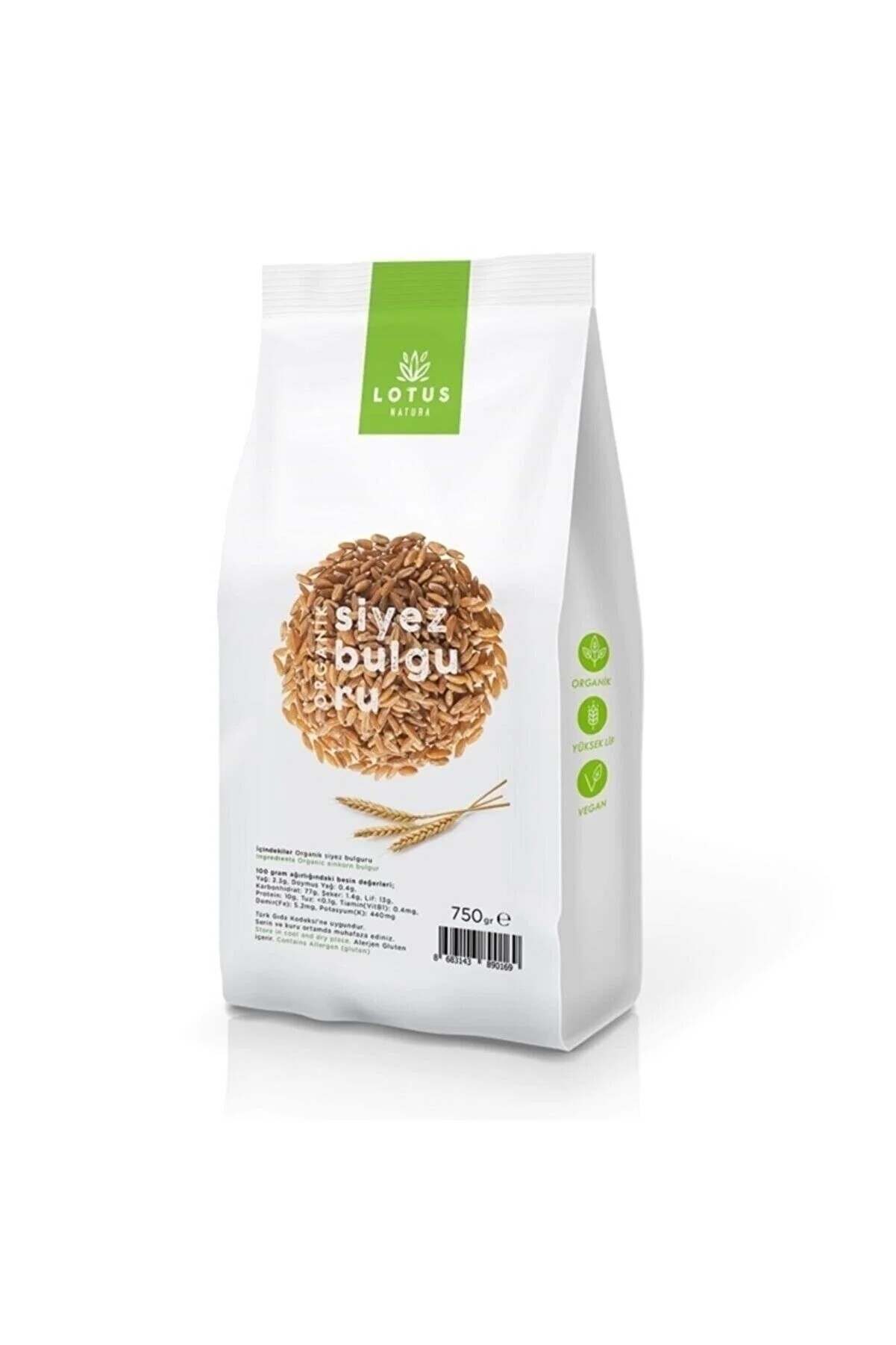 Lotus Natura Siyez Bulguru 750gr