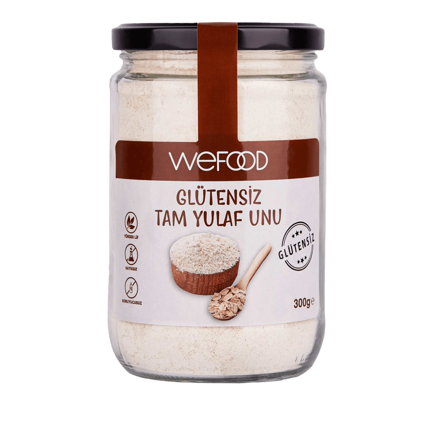 Wefood Glutensiz Tam Yulaf Unu 300gr