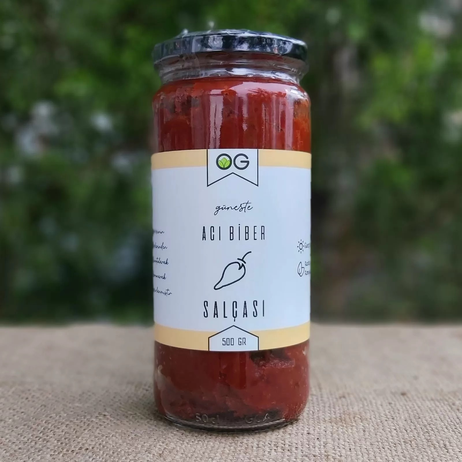 OG ACI BİBER SALÇASI 500 GR