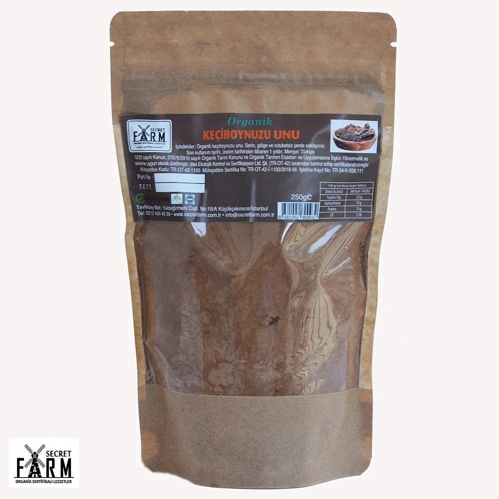 Secret Farm Organik Keçiboynuzu Unu 250gr
