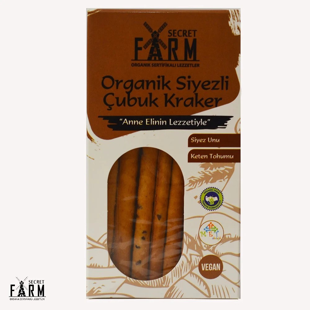 Secret Organik Siyezli Çubuk Kraker 100gr