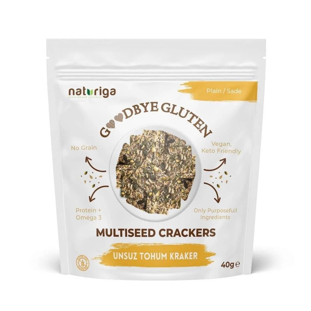 Naturiga Goodbye Gluten Tohum Kraker 40gr