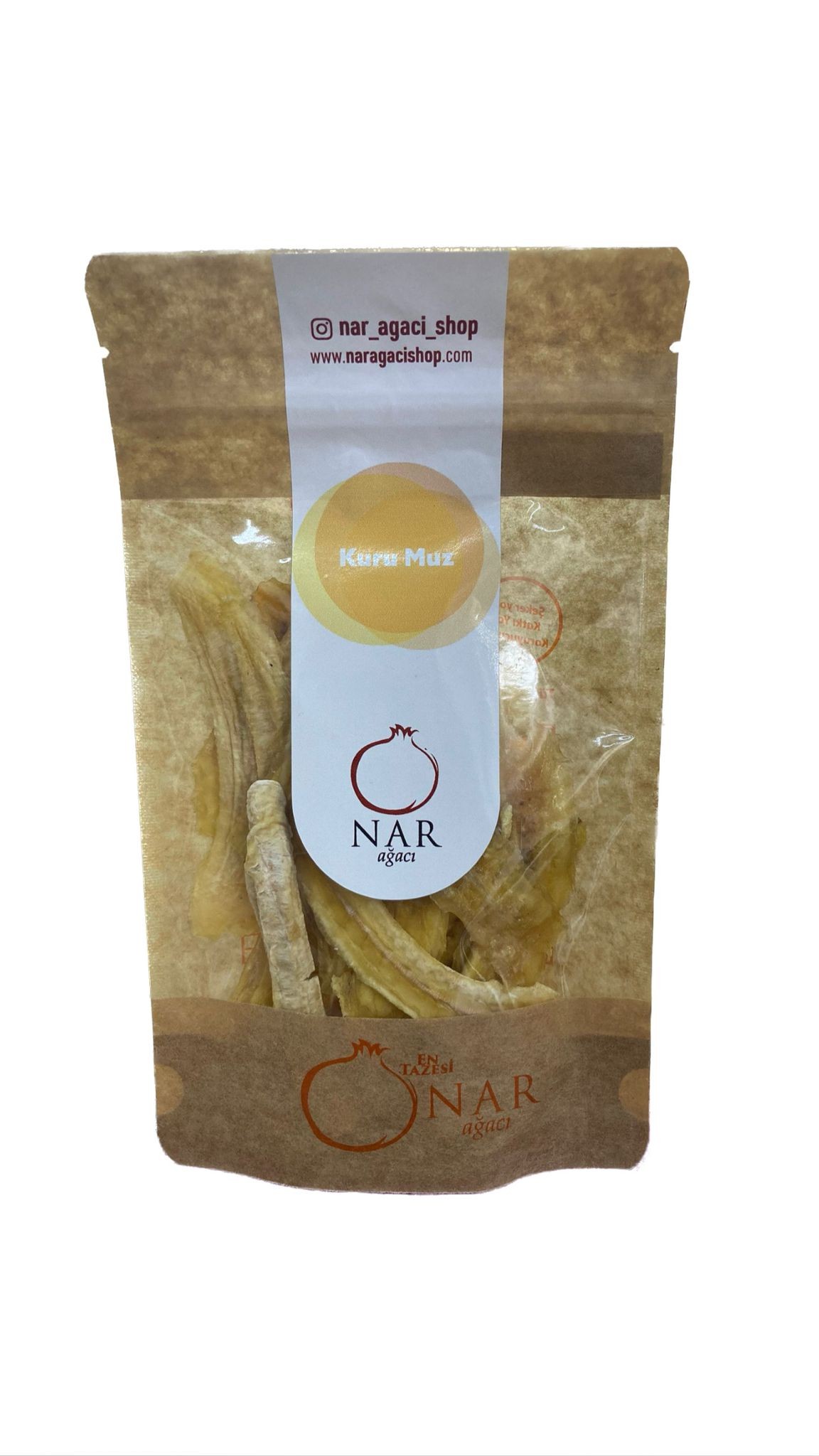 Nar Ağacı Kuru Muz 70gr