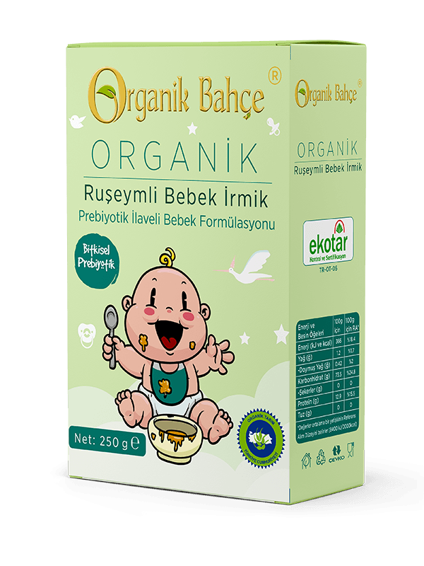 Organik Bahçe Organik Ruşeymli Bebek İrmik 250gr