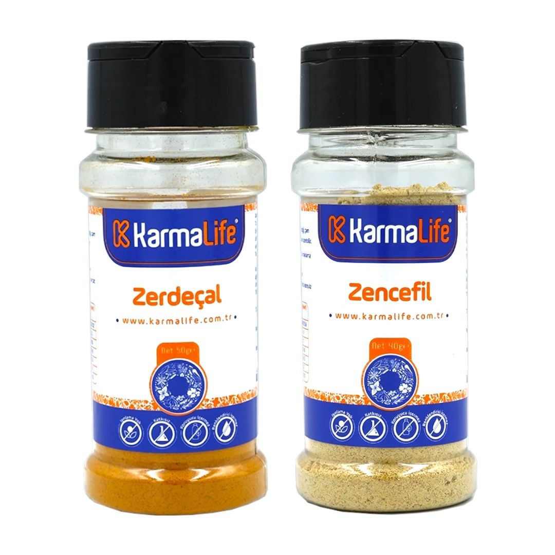 Zencefil Toz & Zerdeçal Toz 2'li Set