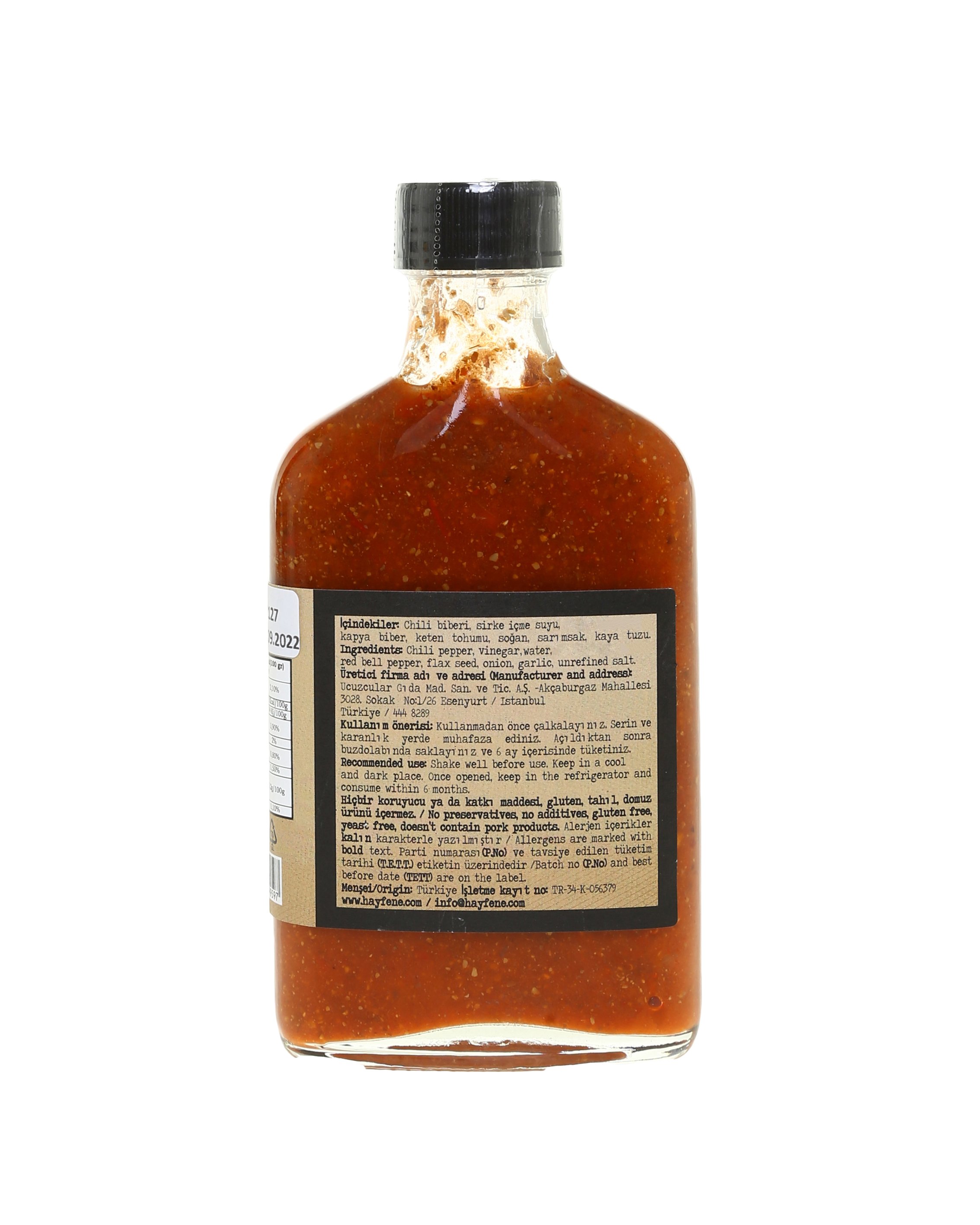 Chili Piri Fermante Acı Sos No:1 - 200 ml