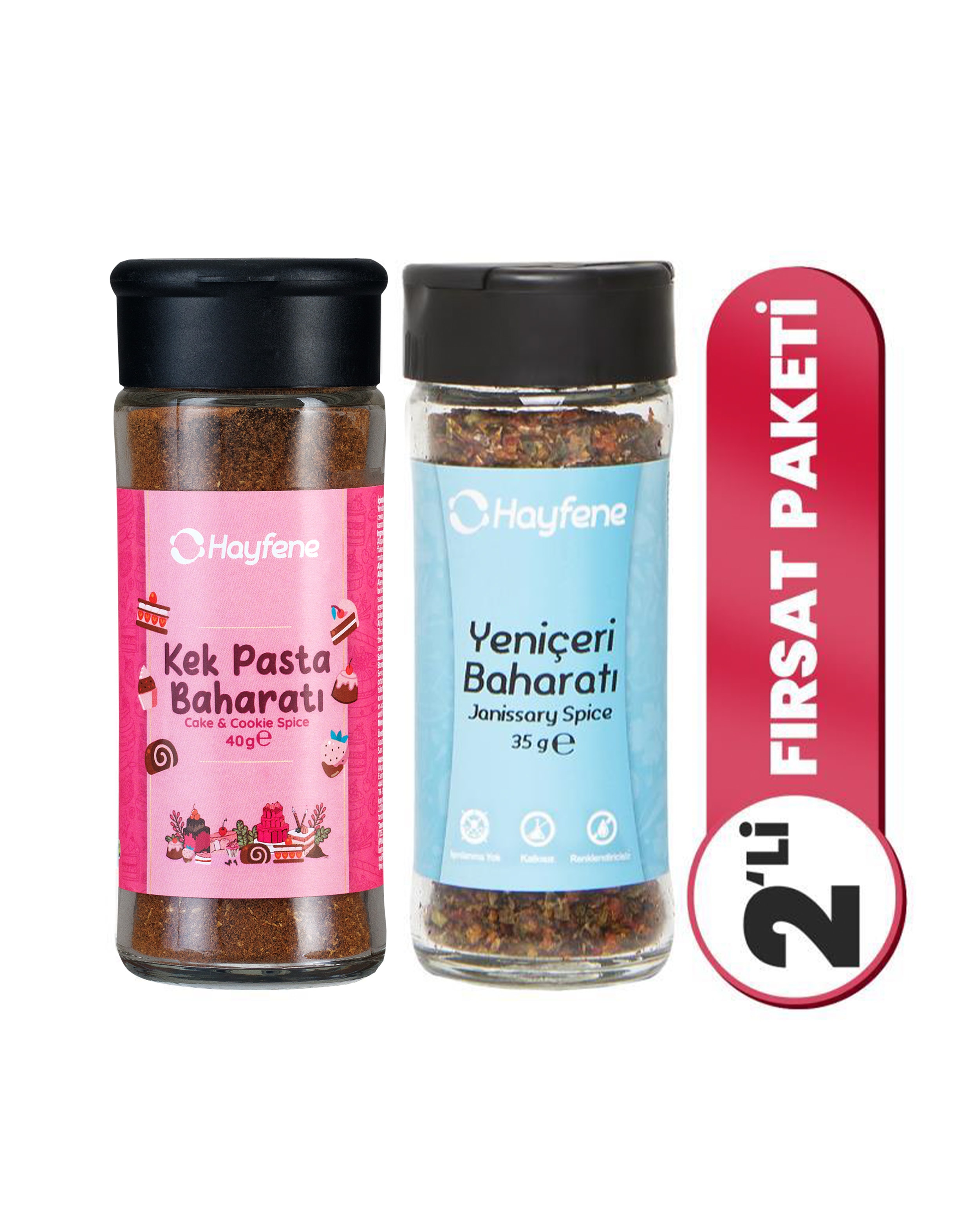 Cake Spice Mix and Janissary Spice Mix 2-Piece Spice Mix Set
