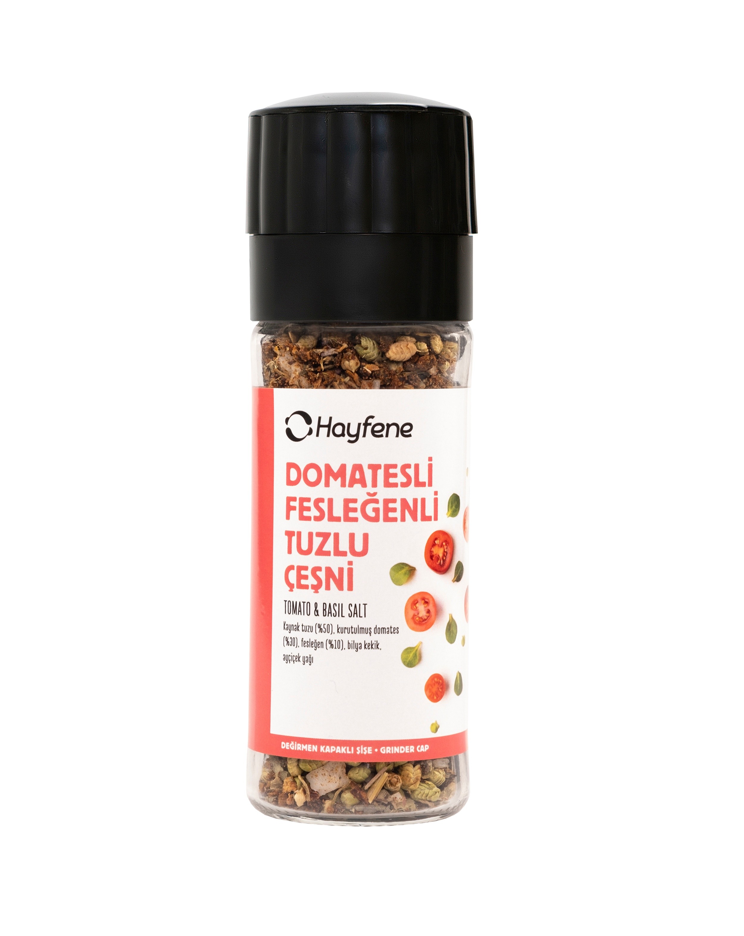 Domatesli Fesleğenli Tuzlu Çeşni 55 gr (Değirmen Kapaklı)