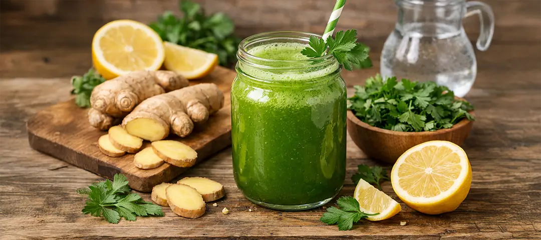 Zencefilli Maydanoz Suyu Tarifi