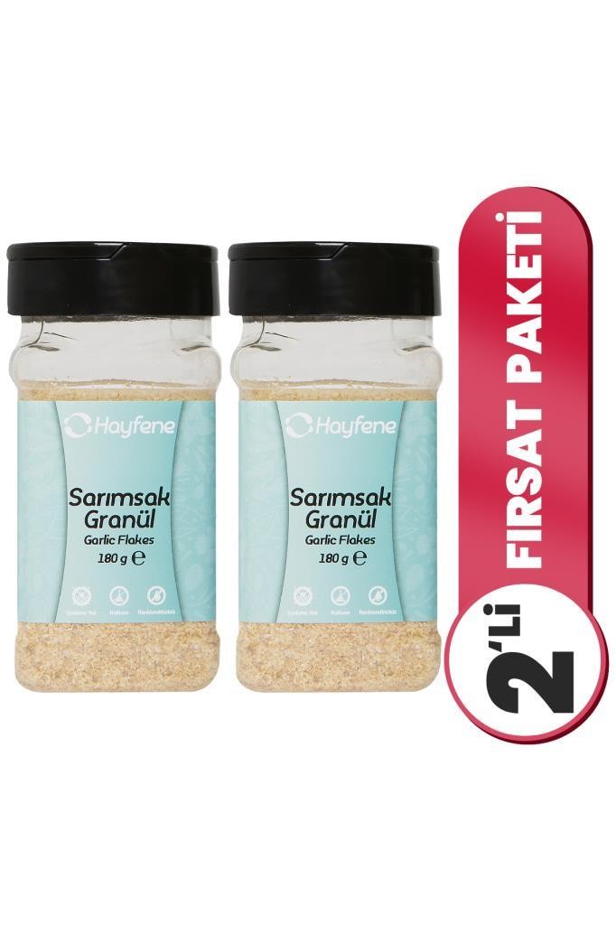 Sarımsak Granül 180 g Baharat - 2'li Set