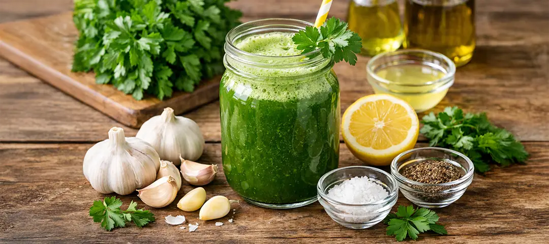 Sarımsaklı Maydanoz Suyu Tarifi