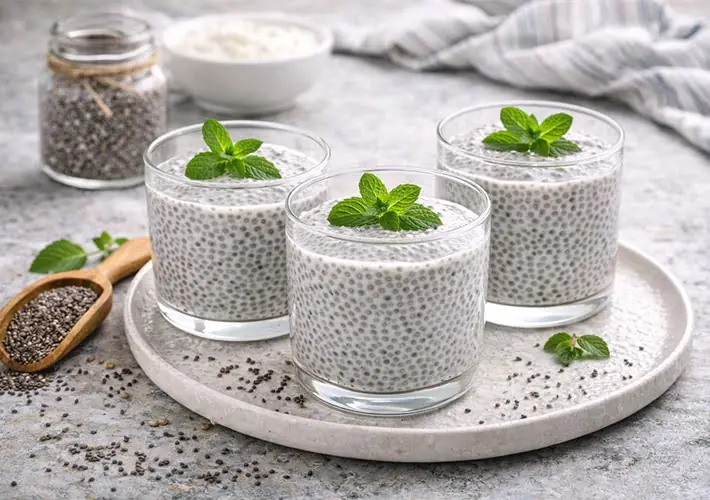 Chia Tohumlu Puding Tarifi