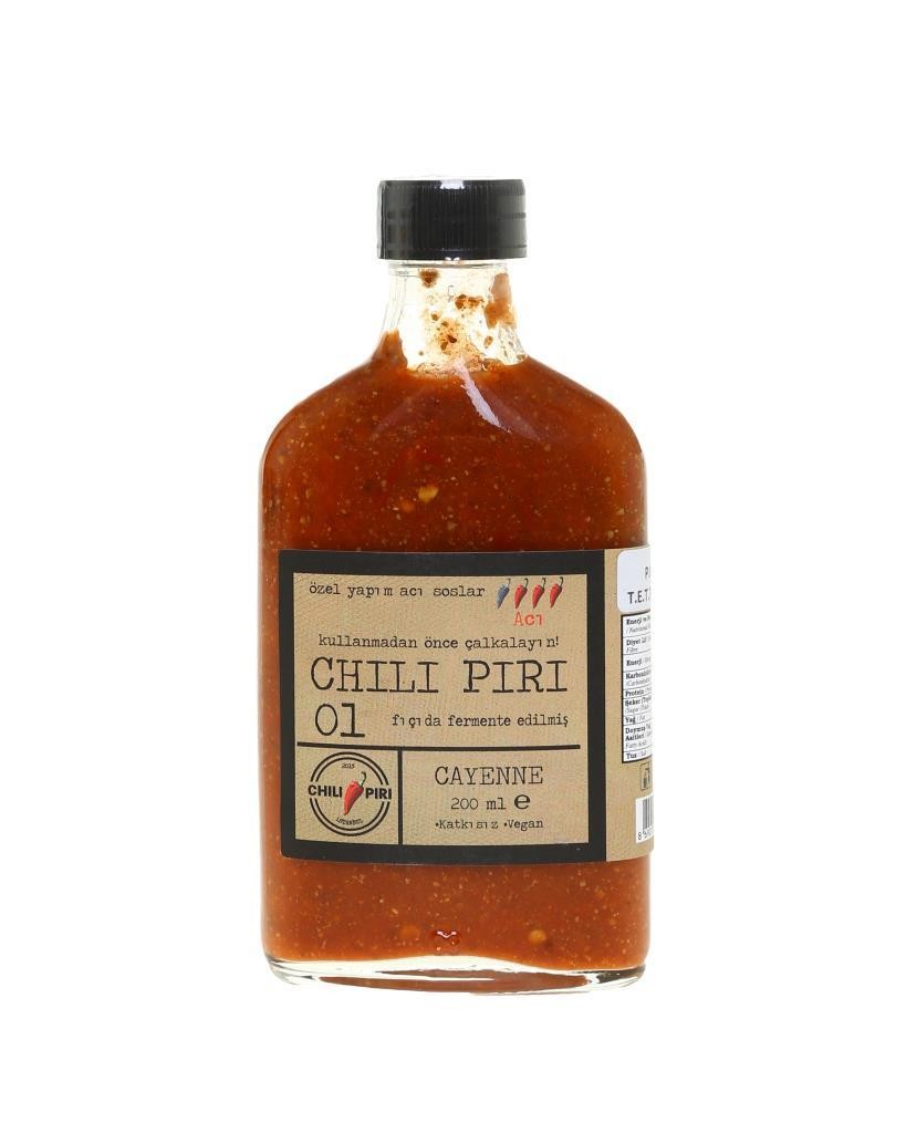 Chili Piri Fermante Acı Sos No:1 - 200 ml