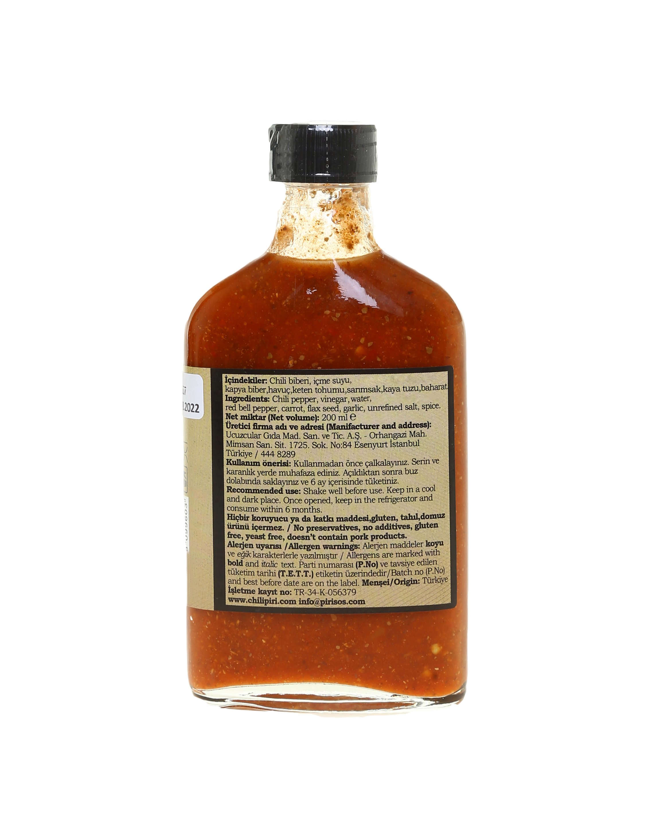 Chili Piri Füme Acı Sos No:2 - 200 ml