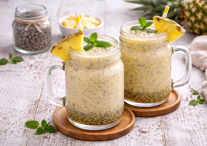 Chia Tohumlu Ananaslı Smoothie Tarifi