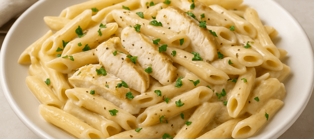 15 dakikada makarna tarifi: kremalı tavuklu penne