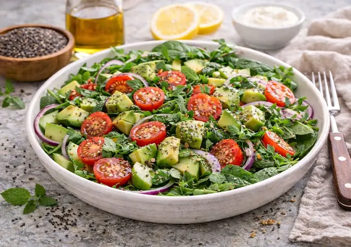 Chia Tohumlu Salata Tarifi