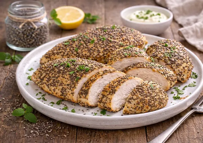 Chia Tohumlu Tavuk Tarifi