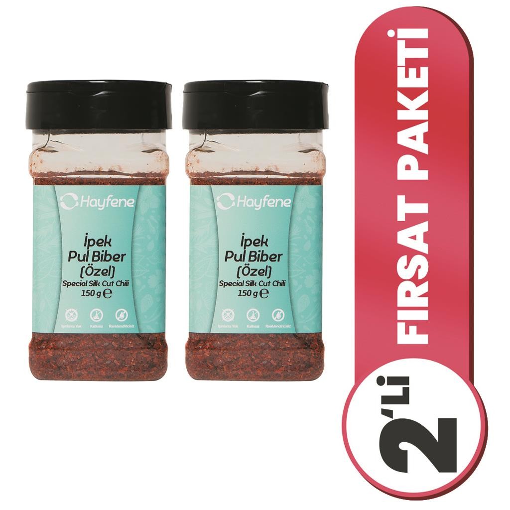 2'li İpek Pul Biber (Özel) 150 G Baharat Seti