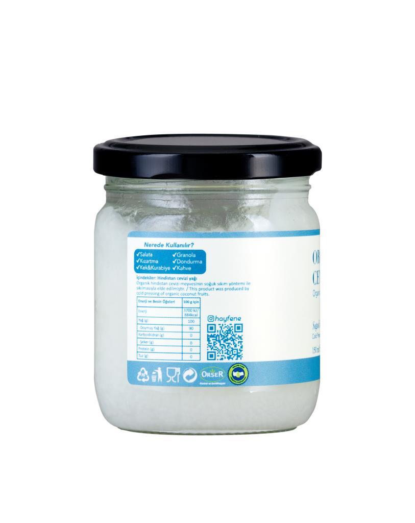 Organik Hindistan Cevizi Yağı - 150 ml