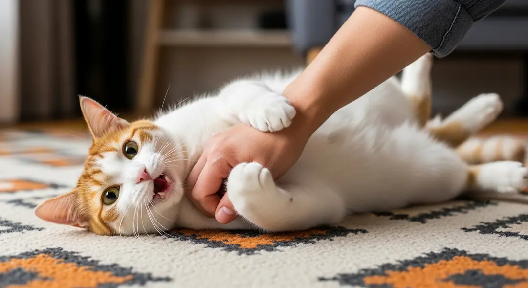 kediler severken neden ısırır?