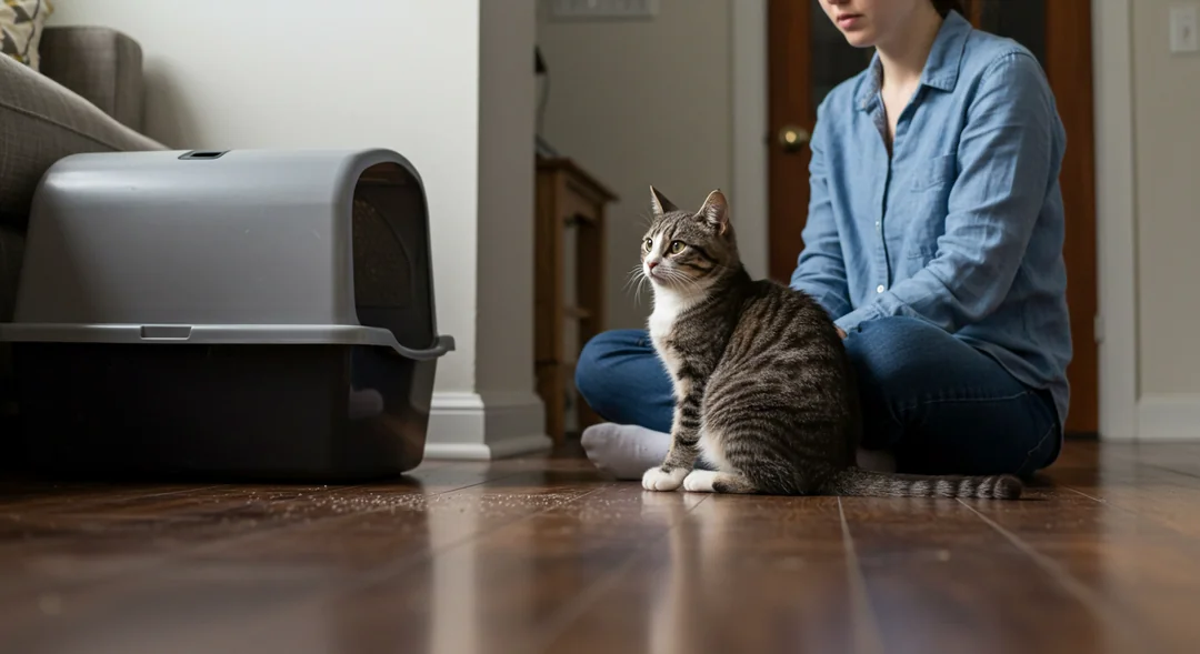 Kedi Kumu Kabı Dışına Kum Dağılma Sorunu