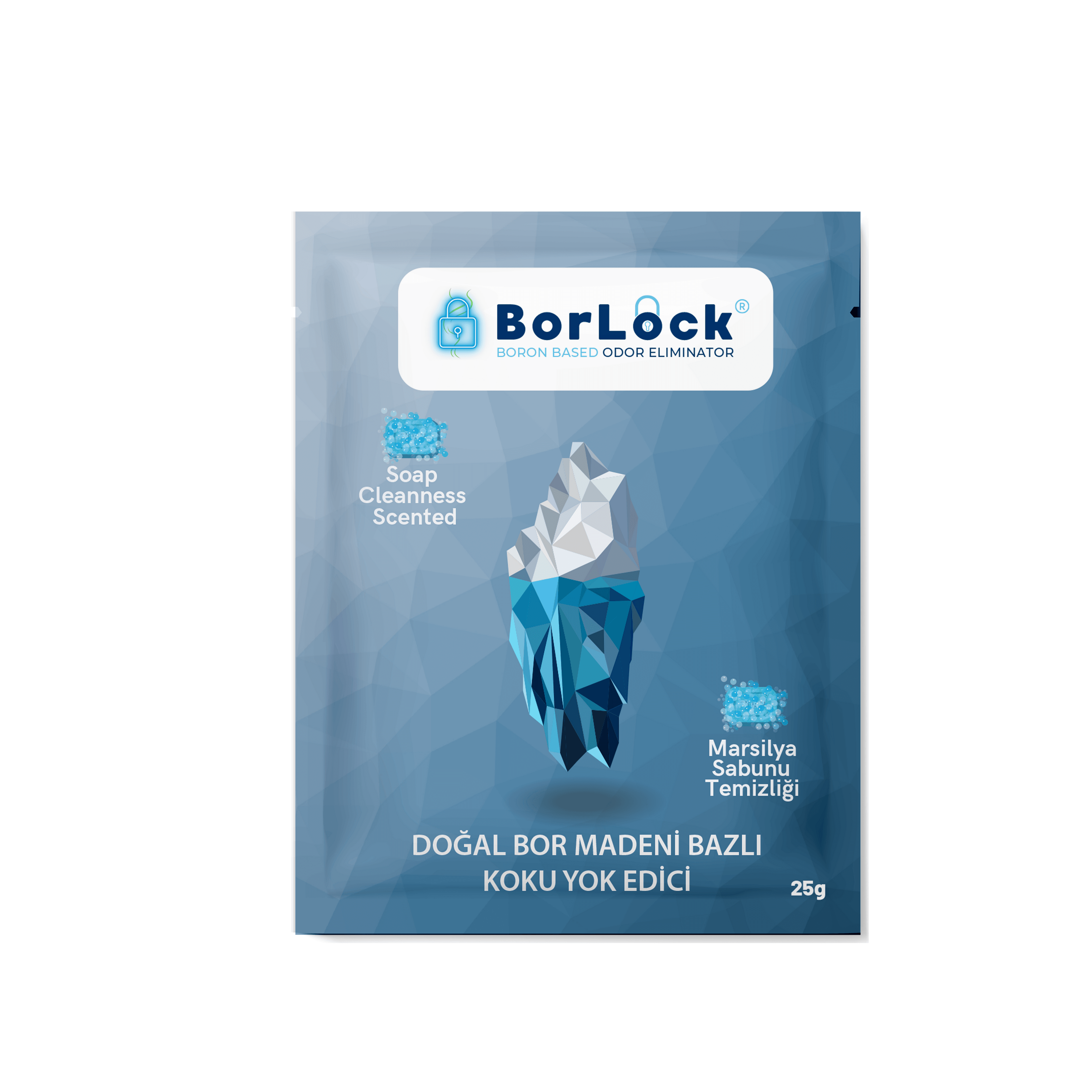 BorLock Sabun Temizliği Kokulu Koku Giderici 25g x 15 Adet