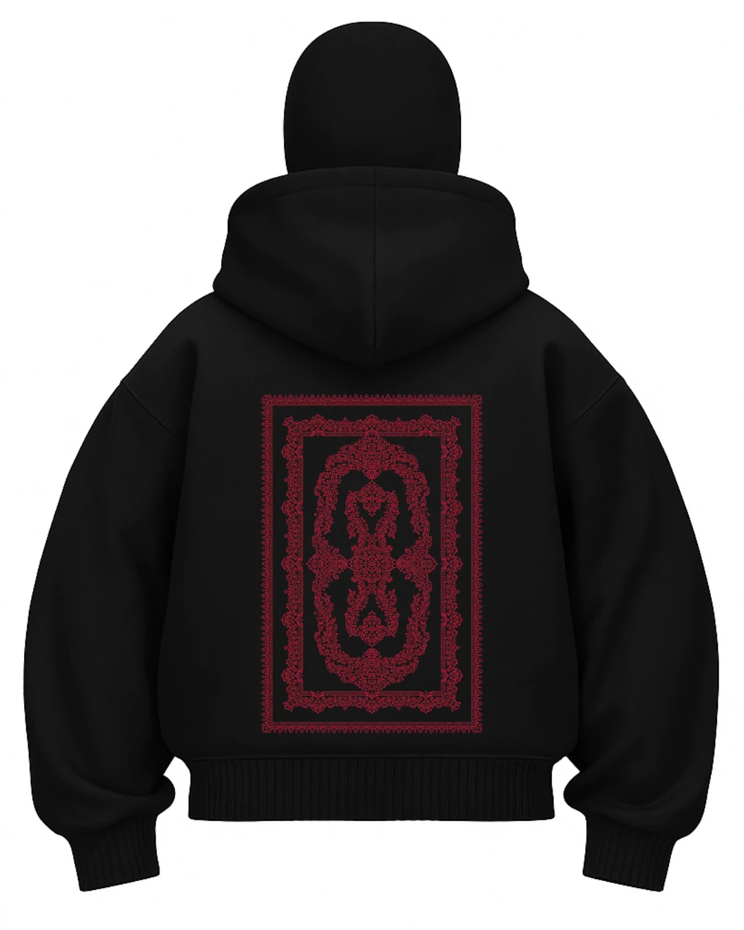 Anatolian Rug Ninjazip Hoodie Siyah