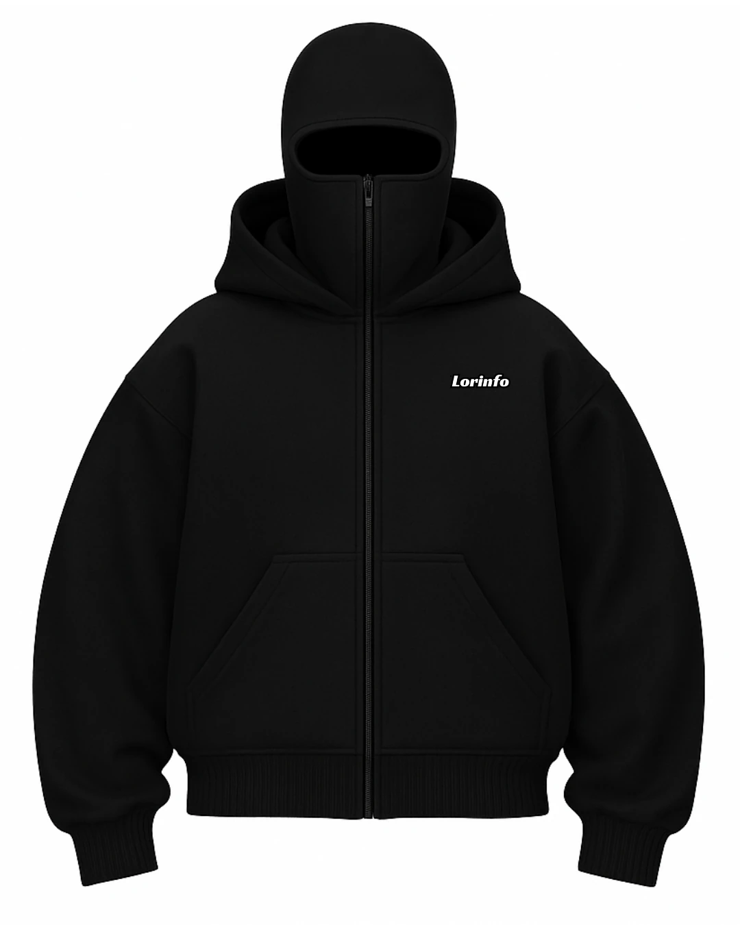 Horned King Ninjazip Hoodie Siyah