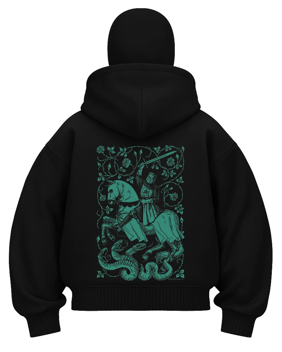 Emerald Crusader Ninjazip Hoodie Siyah