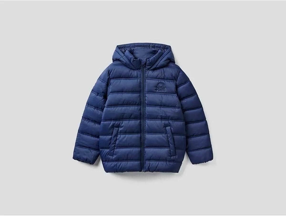 BENETTON Erkek Çocuk Puffer Mont 222A2WU0CN011 - lacivert