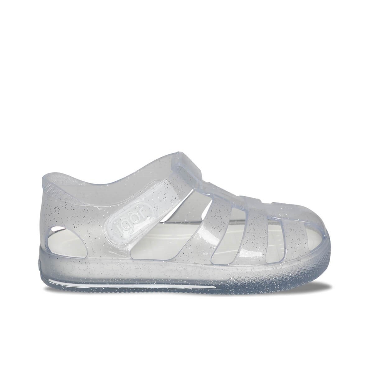 Igor ÇOCUK CIRTLI SANDALET S10265 STAR GLITTER - Transparente
