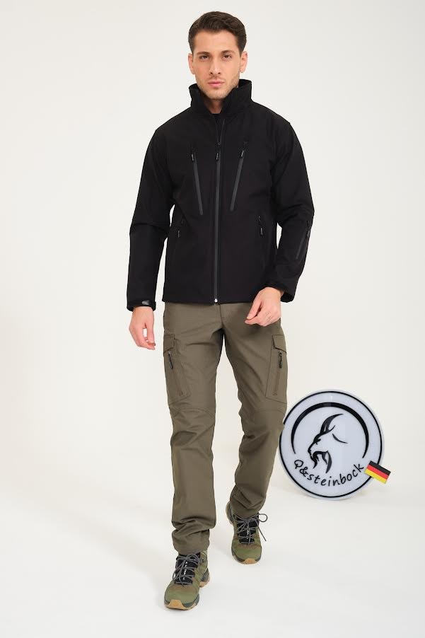 Q&Steinbock Arthur Softshell jacket  - Siyah