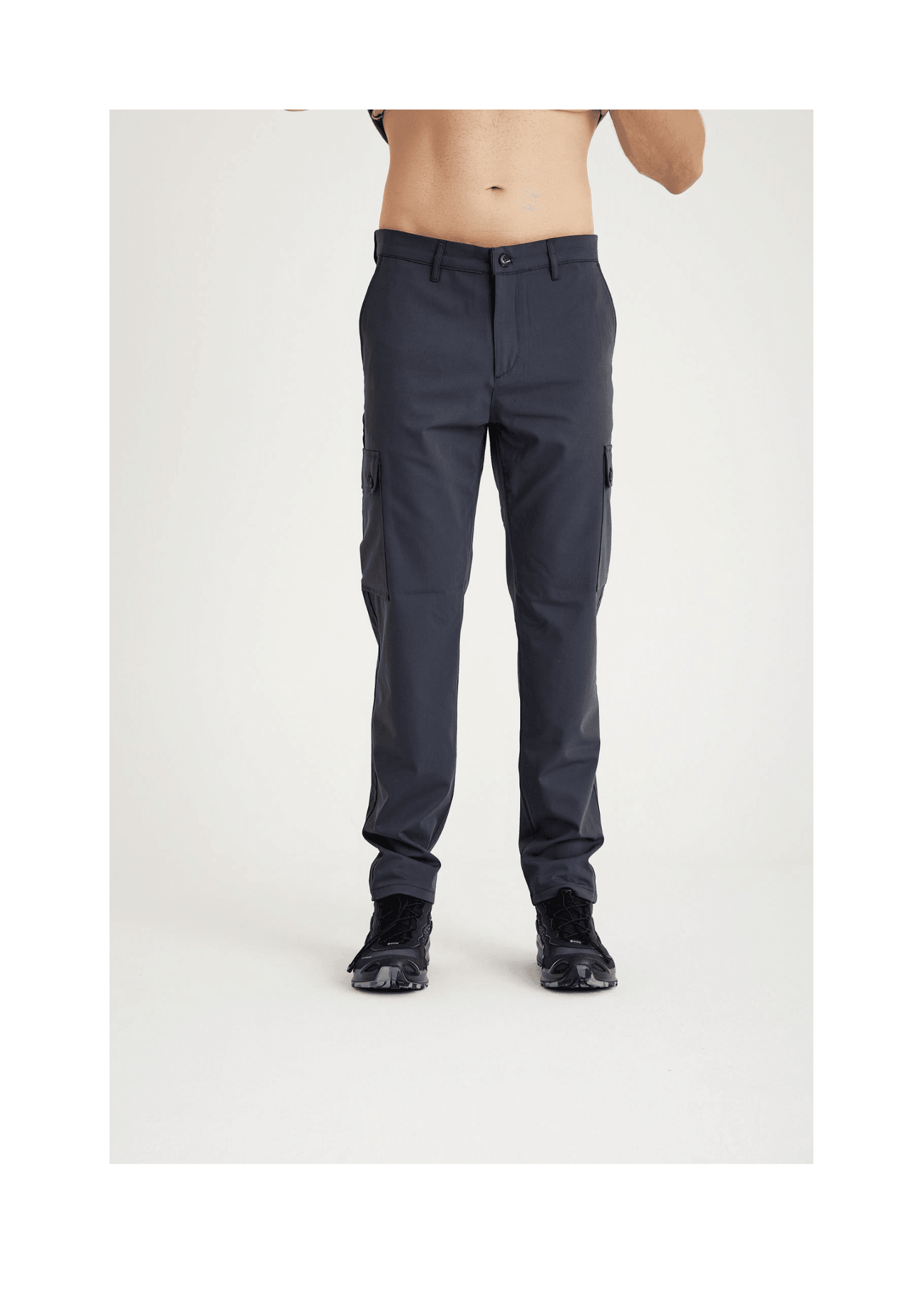 Q & Steinbock Atticus Man Cargo pantolon 2110 - koyu gri