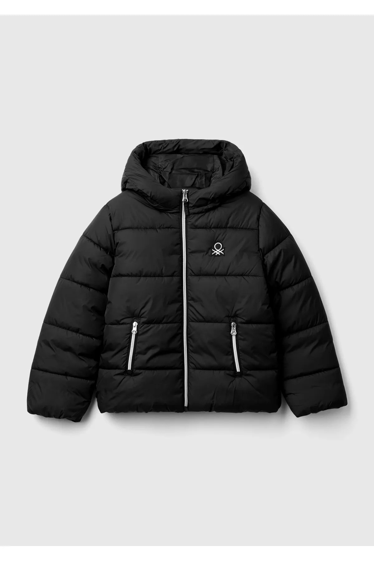 Benetton çocuk montu 2024 YILI KIŞ SEZONU 2LETCN04Y-24K - Siyah