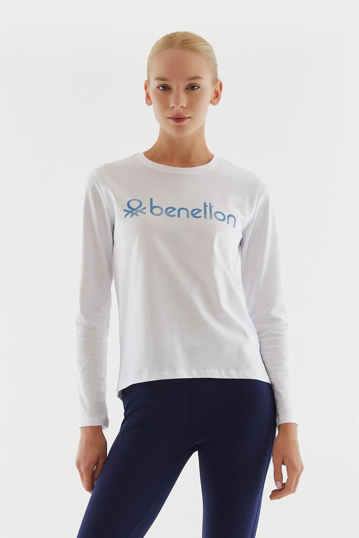 BENETTON Tişört Kadın BNT-W20717 72176 - XS