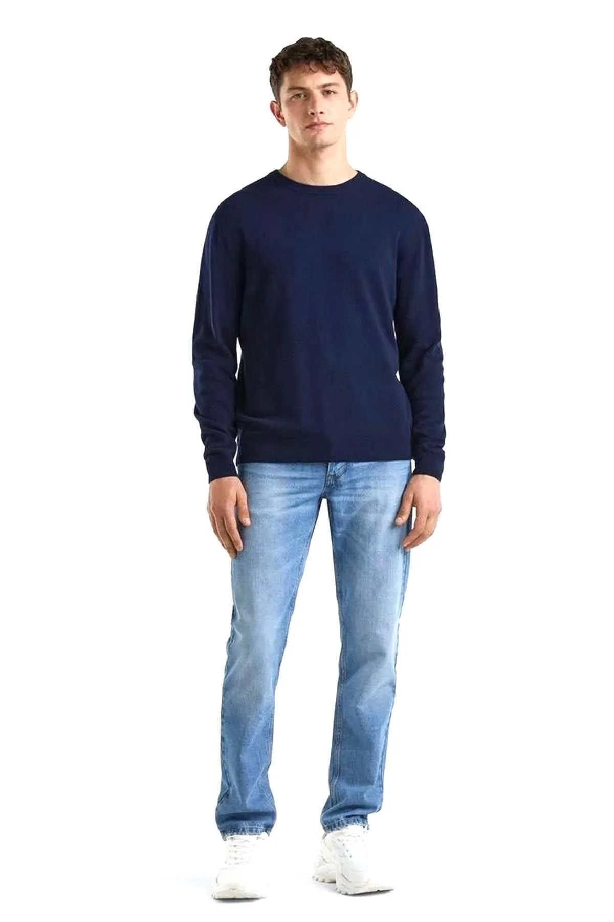 Benetton BİSİKLET YAKA KAZAK 1002U1G34 2023 YILI KIŞ SEZONU