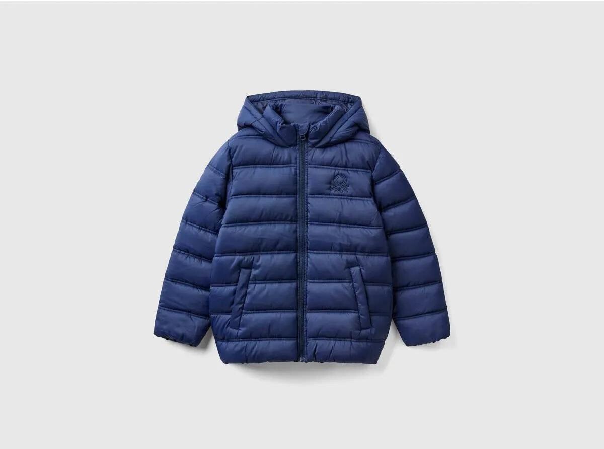 BENETTON Çocuk Puffer Mont 2WU0CN016 - lacivert