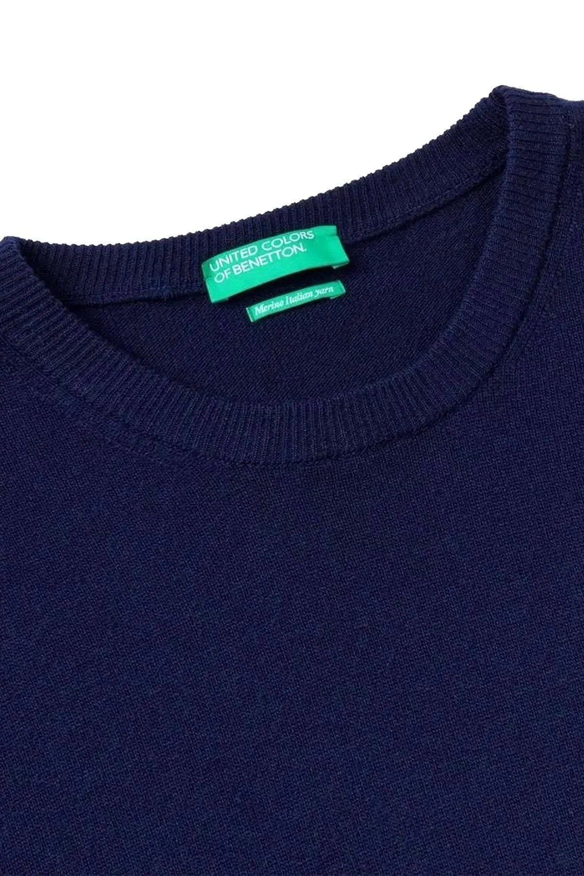 Benetton BİSİKLET YAKA KAZAK 1002U1G34 2023 YILI KIŞ SEZONU