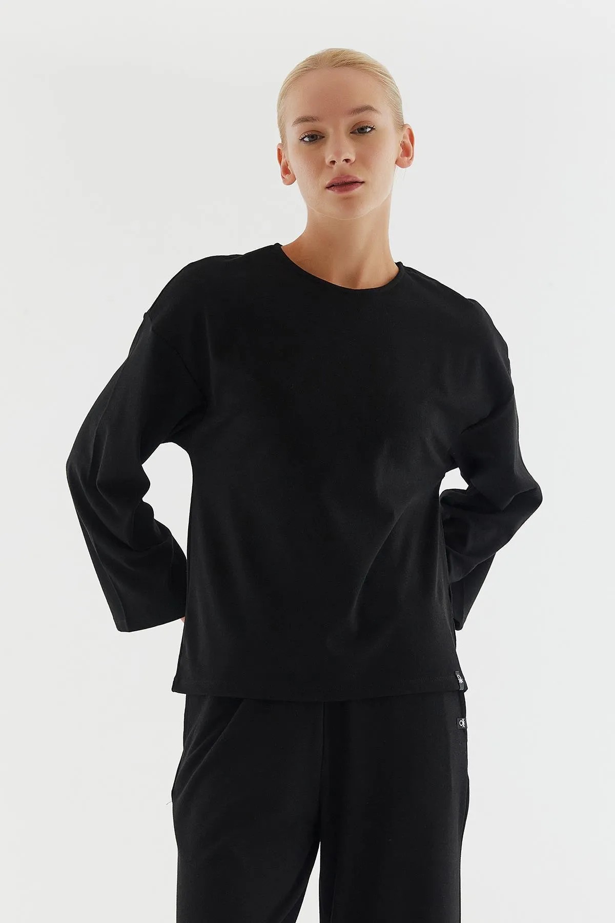 BENETTON Pijama Üstü Kadın BNT-W20779 72275 - Siyah