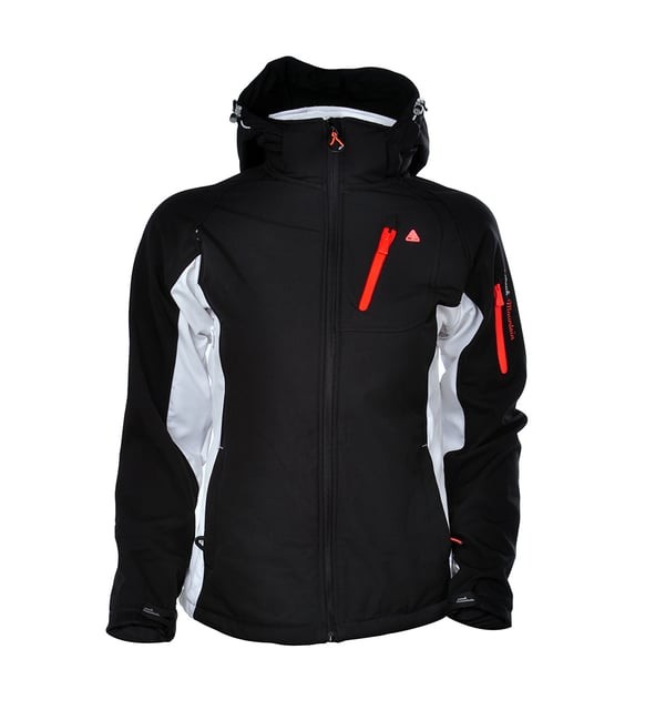 Peak Mountain Kadın Softshell Ceket AVYB   - Siyah