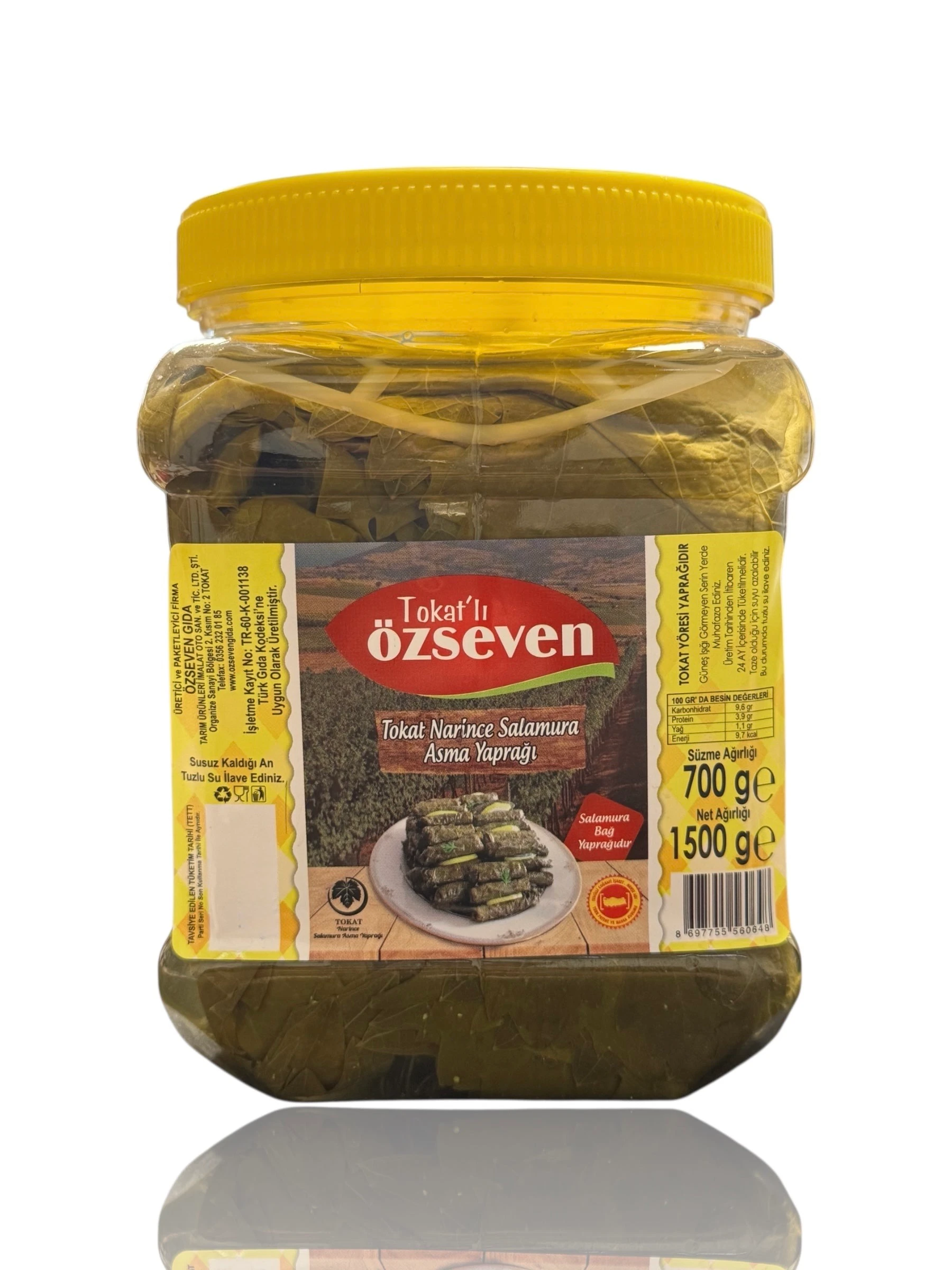 Özseven Tokat Bağ Yaprağı 1,5Kg