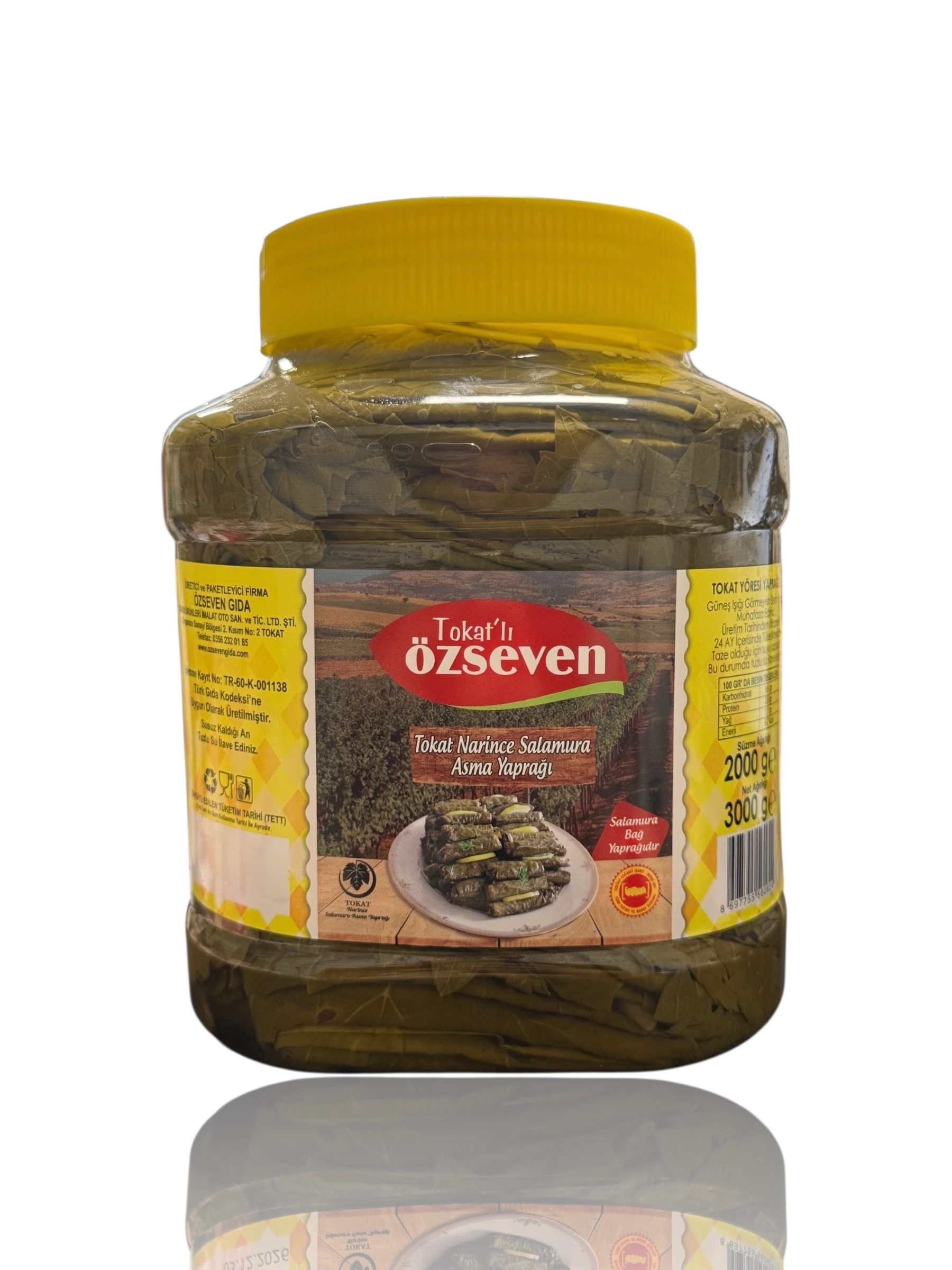 Özseven Tokat Bağ Yaprağı 3Kg