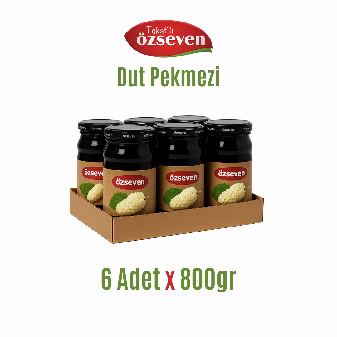 Özseven Dut Pekmezi 800gr (6'lı Toptan Fırsat Paketi)