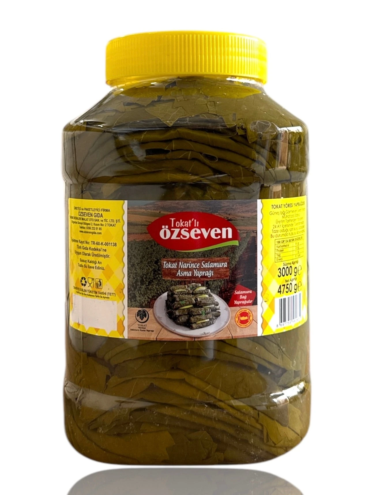 Özseven Tokat Bağ Yaprağı 4750gr