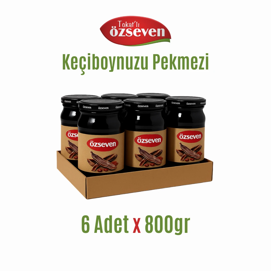 Özseven Keçiboynuzu Pekmezi 800gr (6'lı Toptan Fırsat Paketi)
